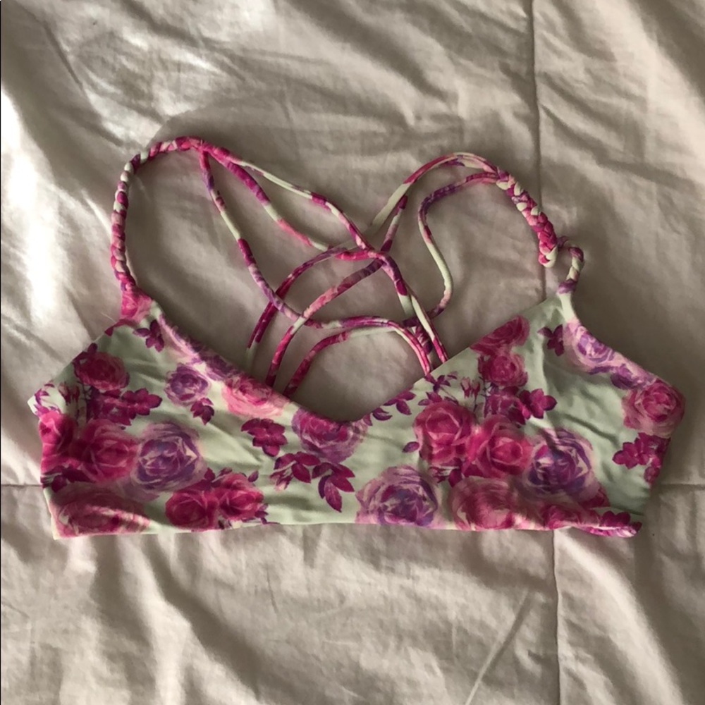 Floral Cross-Cross Back
